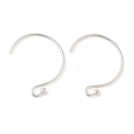Rhodium Plated 925 Sterling Silver Earring Hooks LS-STER-E068-05S-1