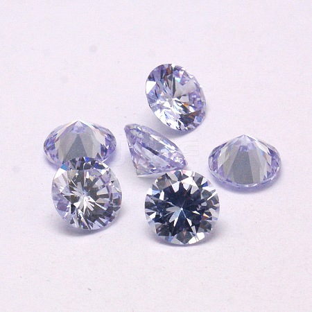 Diamond Shape Grade A Cubic Zirconia Cabochons X-ZIRC-M002-6mm-009-1