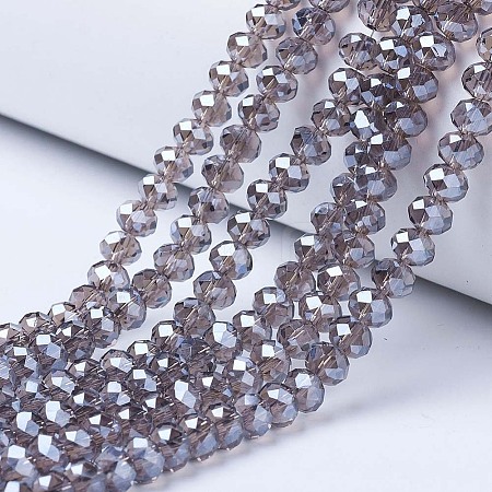 Electroplate Glass Beads Strands EGLA-A034-T3mm-A09-1