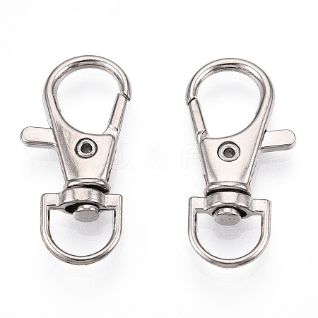 Alloy Swivel Lobster Claw Clasps FIND-T069-01B-P-1