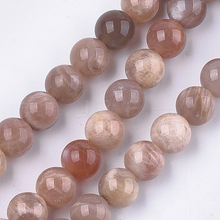 Natural Sunstone Beads Strands G-S333-12mm-038-1