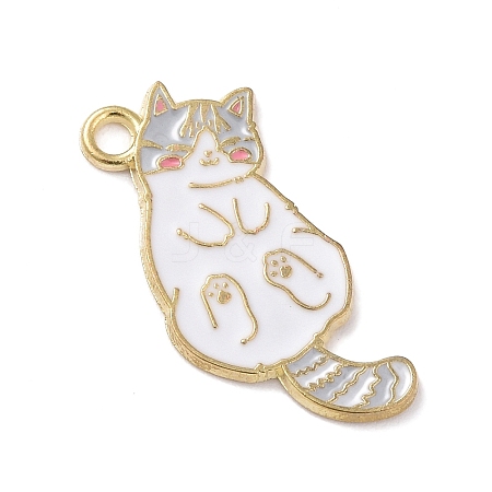 Alloy Enamel Pendants FIND-C030-01C-G-1