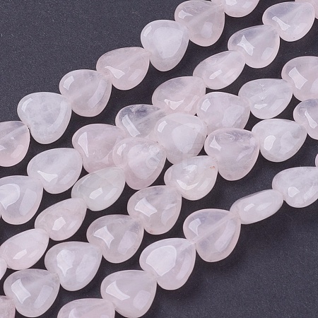 Girlfriend Valentines Day Ideas Natural Rose Quartz Bead Strands G-R190-18-1