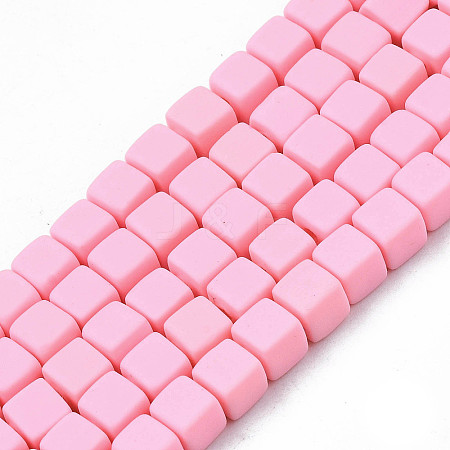 Handmade Polymer Clay Beads Strands X-CLAY-N008-061-08-1