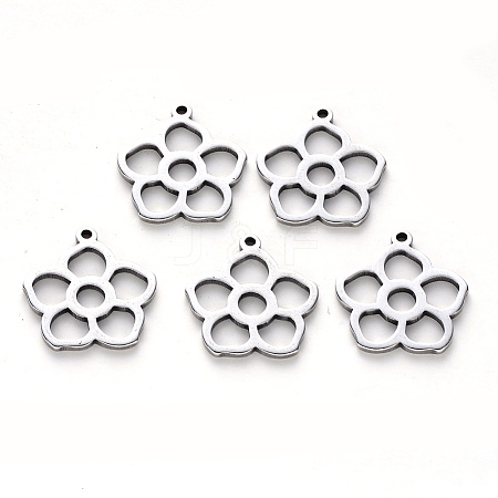 Tarnish Resistant 304 Stainless Steel Pendants STAS-N092-92-1