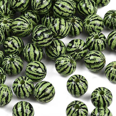 Opaque Acrylic Beads MACR-C036-01A-1