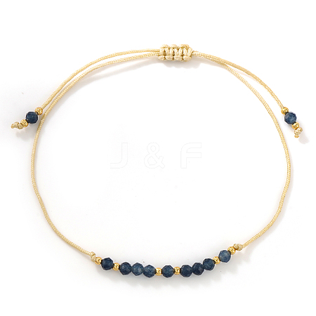 Natural Birthstone Braided Bead Bracelets for Women VA8051-9-1