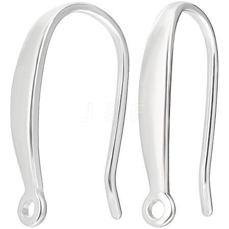 5 Pairs Sterling Silver Earring Hooks STER-BBC0001-70-1