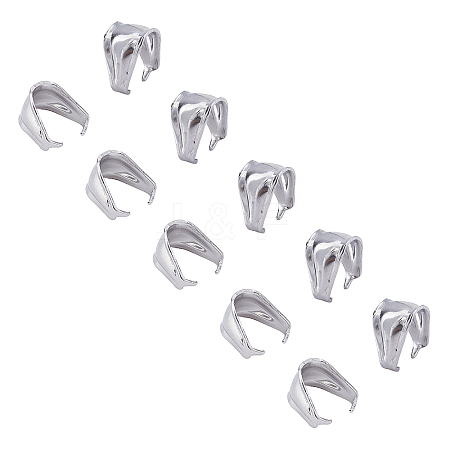 304 Stainless Steel Snap on Bails STAS-UN0016-15P-1