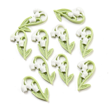 Luminous Opaque Epoxy Resin Decoden Cabochons CRES-M032-02D-1