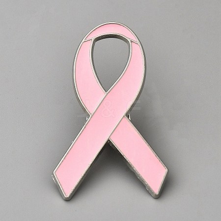 Awareness Ribbon Theme Enamel Pins JEWB-WH0026-60C-1