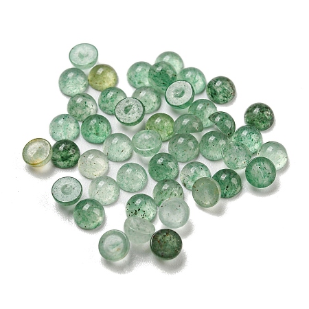 Natural Green Aventurine Cabochons G-H309-03-45-1