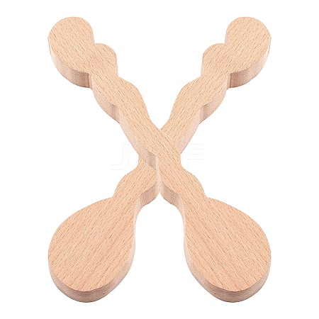 Unfinished Beech Wood Blank Spoon WOOD-WH0108-72-1