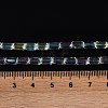 Electroplate Glass Chevron Beads Strands GLAA-Q101-02A-AB04-5