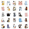 50Pcs Paper Self-Adhesive Picture Stickers AJEW-S036-03-5