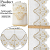 10 Yards Polyester Flower Embroidery Lace Trim OCOR-GF0004-87-2