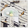 Piano Pattern Linen Tablecloth AJEW-WH0528-69B-4