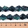 Electroplate Glass Beads Strands EGLA-N012-09C-4