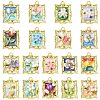 18Pcs 18 Styles Alloy Enamel Pendants FIND-CJ0008-86-1