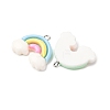 Opaque Resin Pendants RESI-K048-05-2