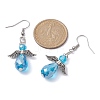Tibetan Style Alloy Angel Fairy Dangle Earrings EJEW-JE05425-01-4