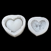 Heart with Rose DIY Storage Box Silicone Molds DIY-G099-01B-4