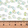 Baking Paint Transparent Glass Beads DGLA-T004-06J-4