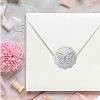 34 Sheets Silver Foil Embossed PET Picture Sticker DIY-WH0528-020-5