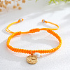 Brass & Imitation Pearl Charm Bracelets PJ9657-17-1