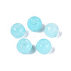 Natural White Jade European Beads G-Q607-01A-03-1