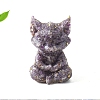 Resin Carved Meditation Fox Statue Home Decoration PW-WG3BA60-01-1