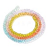 Transparent Painted Glass Beads Strands DGLA-A034-T2mm-A12-5