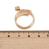 8Pcs Brass Rhinestone Finger Cuff Rings Set RJEW-P157-01G-3