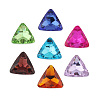 Glass Pointed Back Rhinestone Cabochons RGLA-A016-23x7mm-M-1