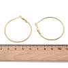 304 Stainless Steel Hoop Earring Findings SA-CBABC0F-02G-3