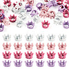 48Pcs 4 Colors Alloy Crown European Beads FIND-TA0010-45-2