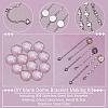  DIY Blank Dome Bracelet Making Kit DIY-NB0009-80-4