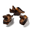 Natural Tiger Eye Carved Healing Rhinoceros Figurines DJEW-P016-01H-1