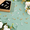 20Pcs 2 Colors Eco-Friendly Brass Watch Band Clasps KK-FH0007-66-4