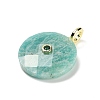 Natural Amazonite Faceted Pendants G-A287-02G-05-2