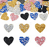 Polyester Hotfix Rhinestone Iron on Patches Applique Patch FIND-TA0002-53B-1