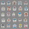 50Pcs Carousel PET Waterproof Stickers PW-WG2DB4E-01-4