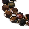 Natural Tiger Eye Beads Strands G-C116-A31-01-3