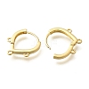 Brass Stud Earring Findings LS-KK-Q035-08G-2
