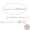 Sterling Silver Snake Chain Necklaces STER-K171-19P-1