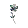 Abalone Shell Flower of Life Brooch PW-WG0AE00-01-1