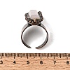 Natural Gemstone Cuff Open Rings GG-CBAB410-01-7
