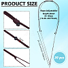 Rope Adjustable Necklaces Making MAK-WH0016-07A-2