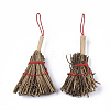 Handmade Reed Cane/Rattan Tassel Big Pendants X-WOVE-T006-042-2