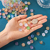  120pcs 8 color Transparent Electroplated Glass Beads GLAA-TA0001-31-6